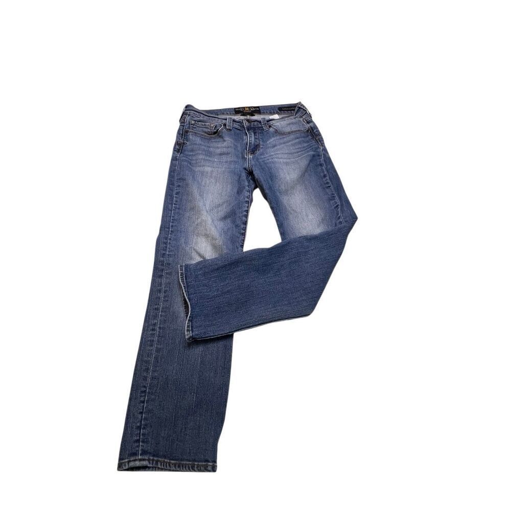 Lucky Brand Women's Zip Fly Sofia Capri Denim Jeans Blue Size 4/27